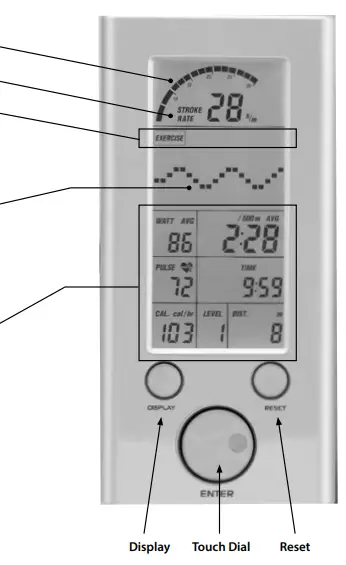 Lifespan RW7000 Rower commercial machine-fig5