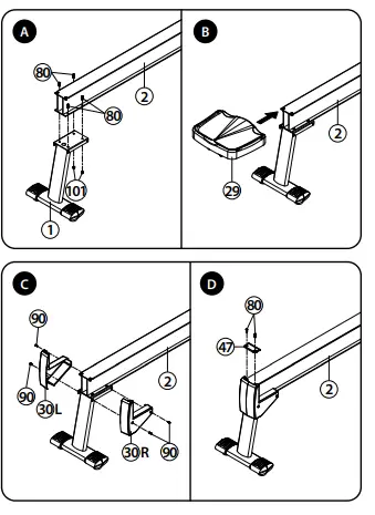 Lifespan RW7000 Rower commercial machine-fig9