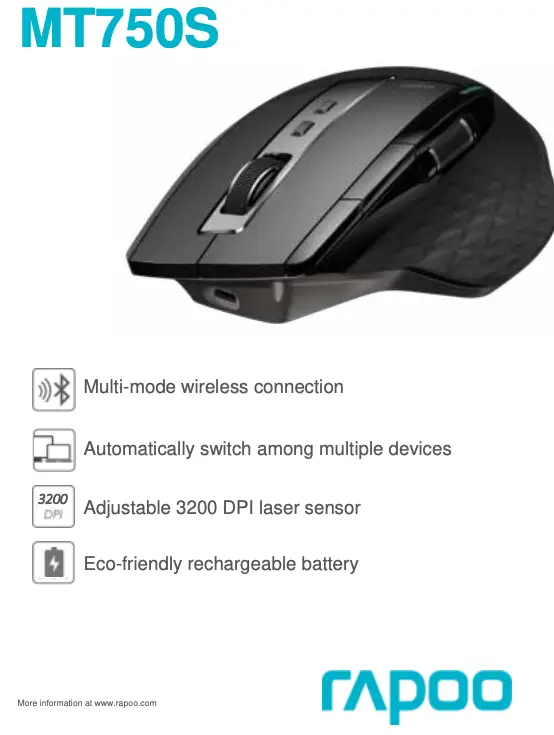 Multi-Mode Wireless Laser Mouse