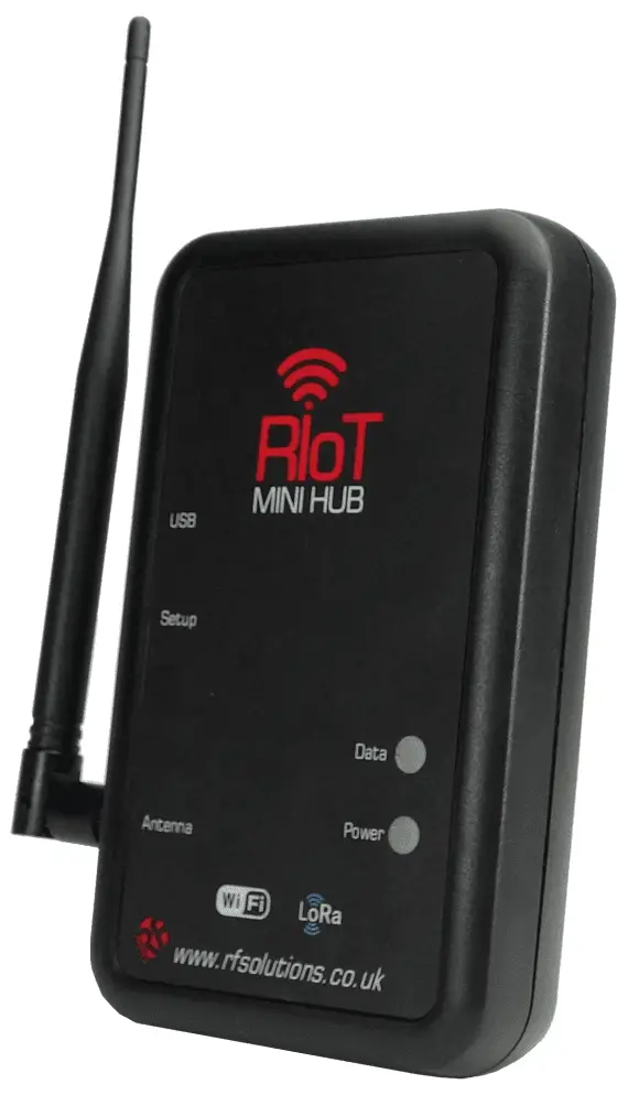 rfsolutions RIoT-MINIHUB RF Receiver and Monitor IoT Sensor Gateway