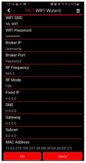 WI-FI Wizard Interface