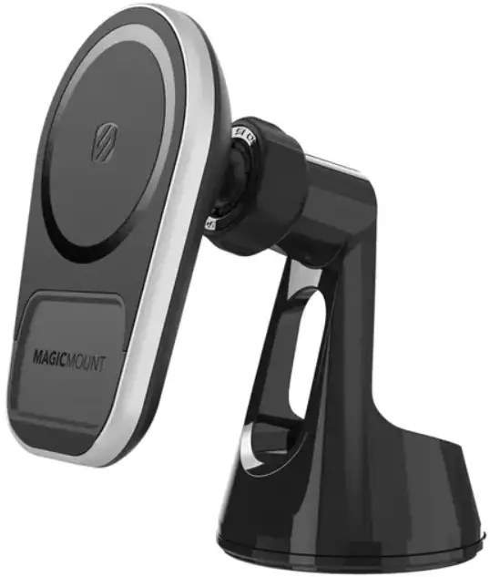 SCOSCHE MPQ5DV-XTSP MagicMount Pro Charge5 Dash/Vent Wireless Charging Magnetic Stand