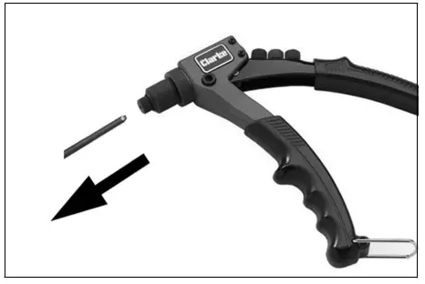 Clarke CHT876 Single Hand Riveter - handles again