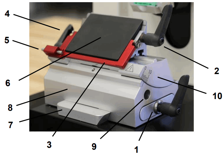 RANKIN basics MCT25 Manual Rotary Microtome - blade holder
