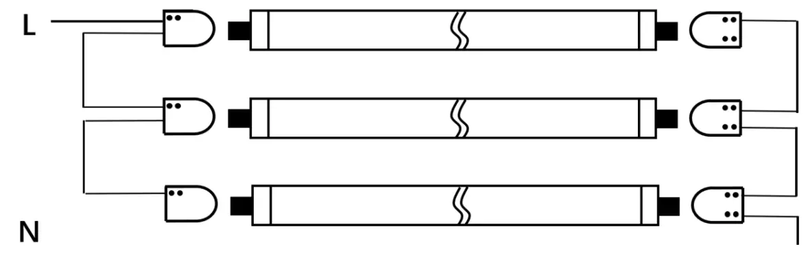 LEDone LOC T88FT 36W 8FT T8 LED Internal Tube fig 1
