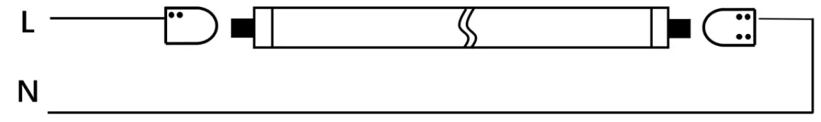 LEDone LOC T88FT 36W 8FT T8 LED Internal Tube fig