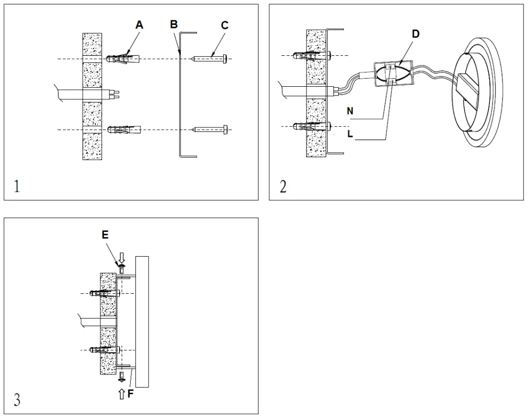 Beacon LIGHTING 309051 Disk Dimmable LED Wall Bracket