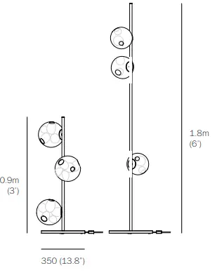 BOCCI 38.3V Stem Floor Light 4
