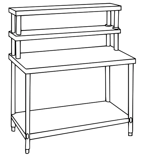 XPOtool 61841 Stainless Steel Shelf - fig2