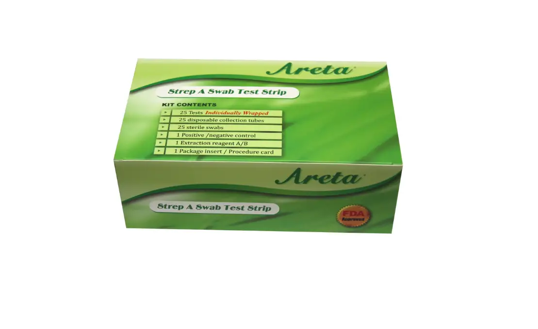 Areta Arst-100s Strep A Swab Tests Instruction Manual Areta Arst-100s Strep A Swab Tests Instruction Manual