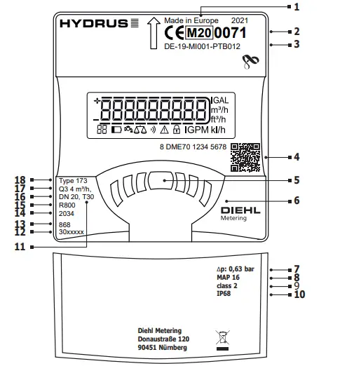 DIEHL-DN-50.200-Hydrus-Ultrasonic-Cold-and-Hot-Water-Meter-FIG8