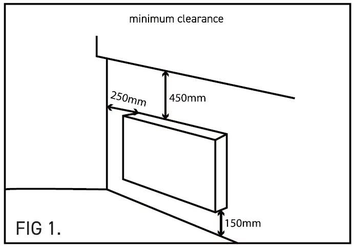osily OSPH750 1000 1500 2000 Panel Heater fig 1
