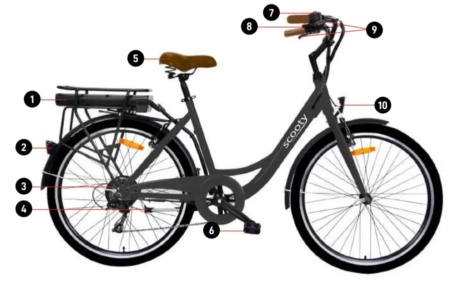 scooty CITY 26 Electric Bike - Figure 1
