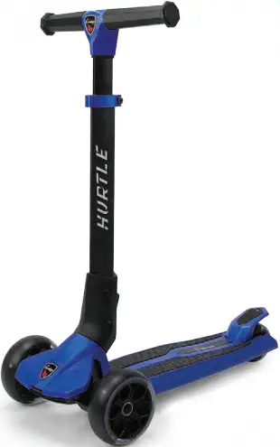HURTLE HURXLBU 3-Wheel Foldable Kids Scooter-fig1