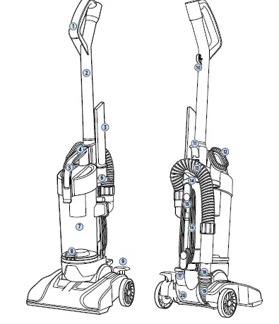 BISSELL 3508-Series-Cleanview-Compact-Upright-Vacuum-1