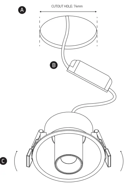 oneLIGHT 11107T Recessed Adjustable Spot Light-FIG3