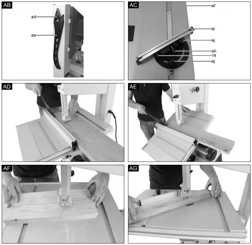 scheppach HBS400 Band Saw - FIGURE 5