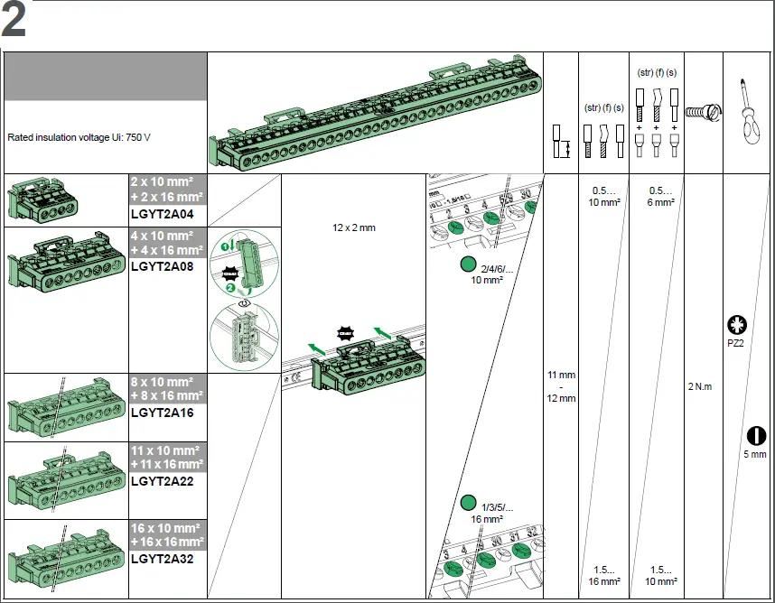 Schneider-Electric-LGYT2A08-Neutral-Terminal-Block-FIG-4