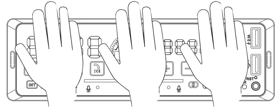 POWER ACOUSTIK PL-60MB Gesture - contoral