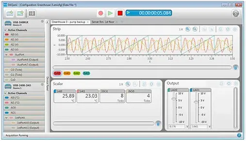 Software s MCC DAQ Software
