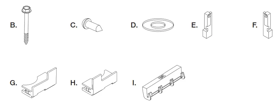 STIRLING SASK80W Stacking Kit White - ACCESSORIES