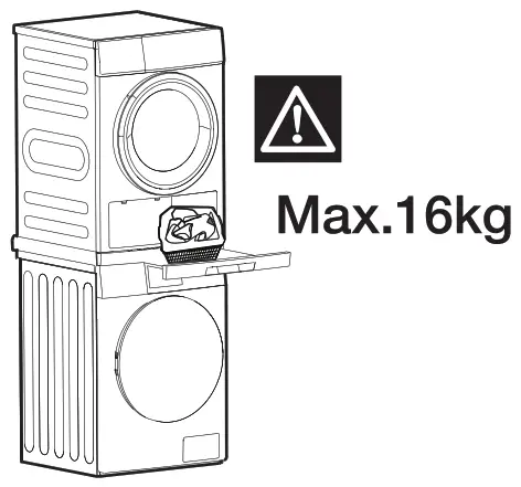 STIRLING SASK80W Stacking Kit White - fig1
