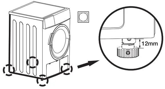 STIRLING SASK80W Stacking Kit White - leveling