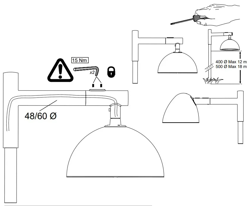Opalume Pole Instructions