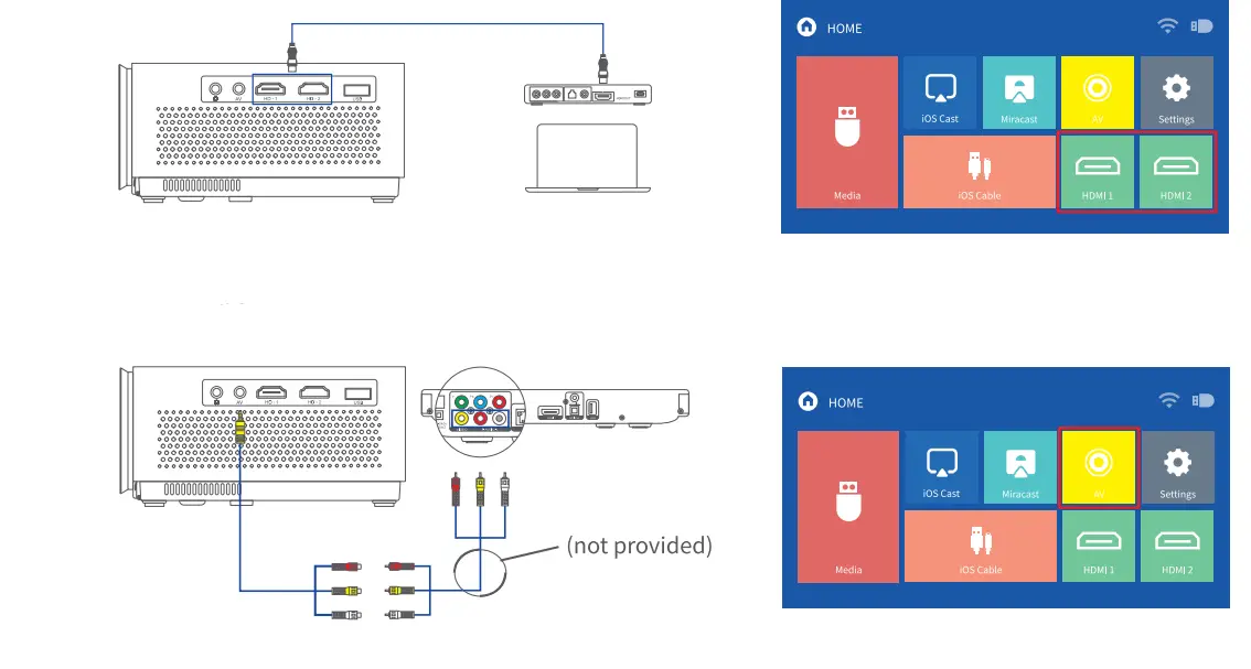Mini Projector with 5G WiFi and Bluetooth-13