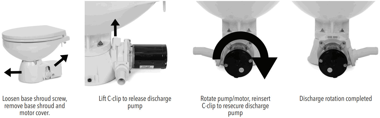 JABSCO Quiet Flush E2 Electric Marine Toilet - FIGURE 1
