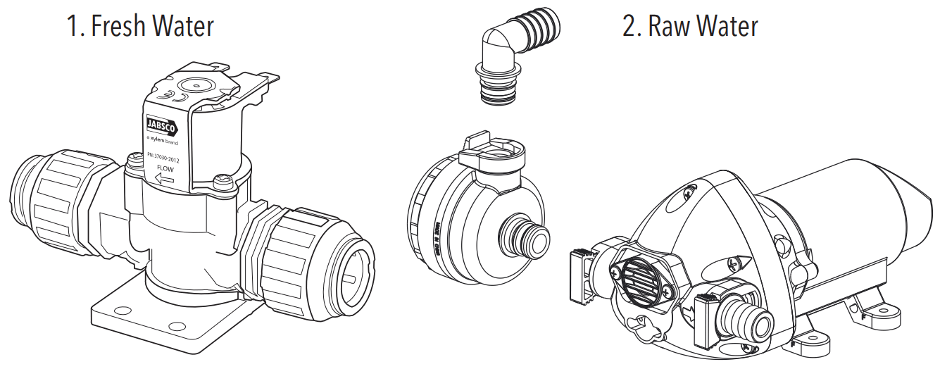 JABSCO Quiet Flush E2 Electric Marine Toilet - FIGURE 4
