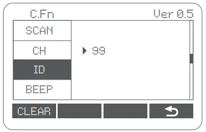 Wireless ID Settings