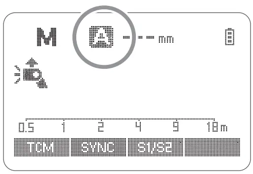 In Manual Zoom mode, press the button.