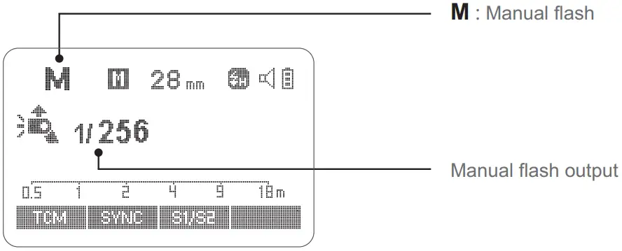 M Manual Flash