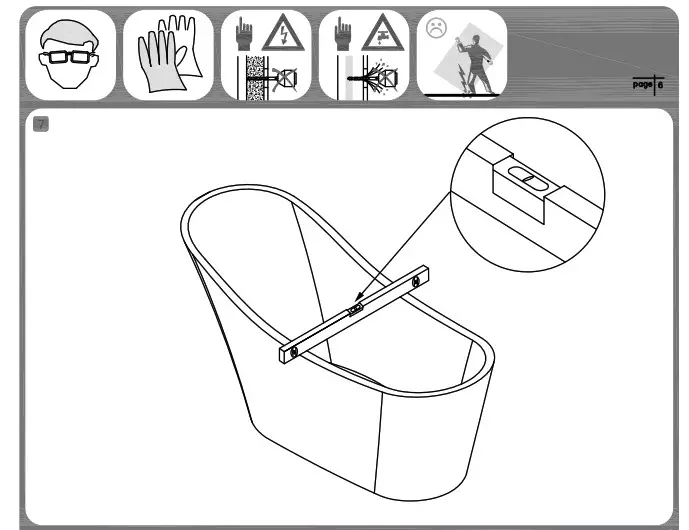 better bathrooms EA105GO Modern Freestanding Bathtub - 1