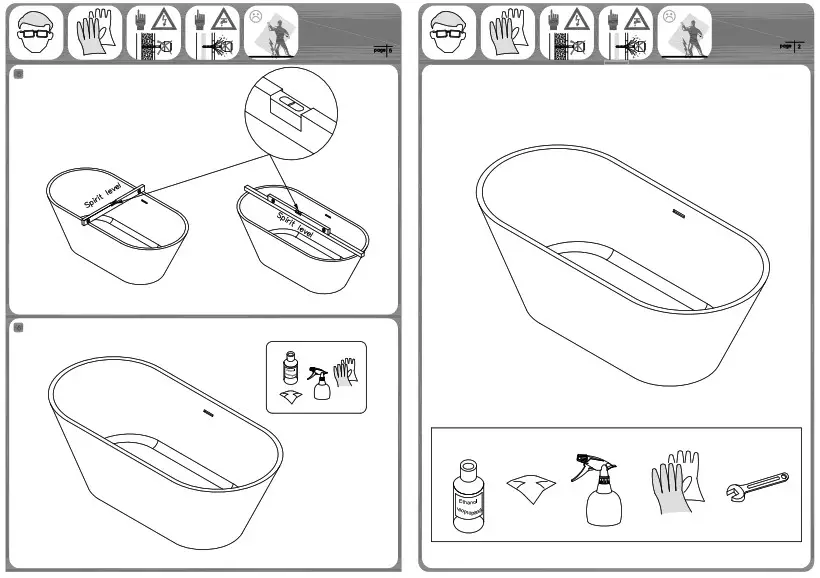 better bathrooms EA105GO Modern Freestanding Bathtub - 2
