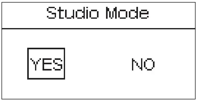 Studio Mode
