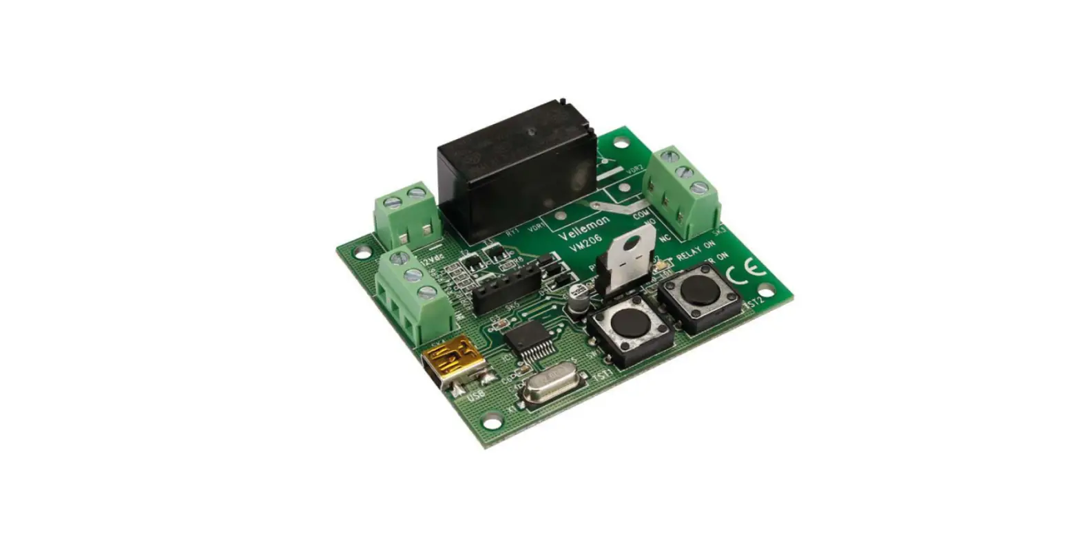 Velleman Wmt206 Universal Timer Module With Usb Interface User Manual