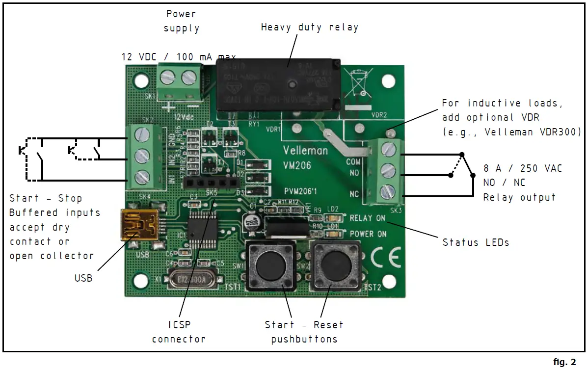 velleman-WMT206-Universal-Timer-Module-With-Usb-Interface-fig-3