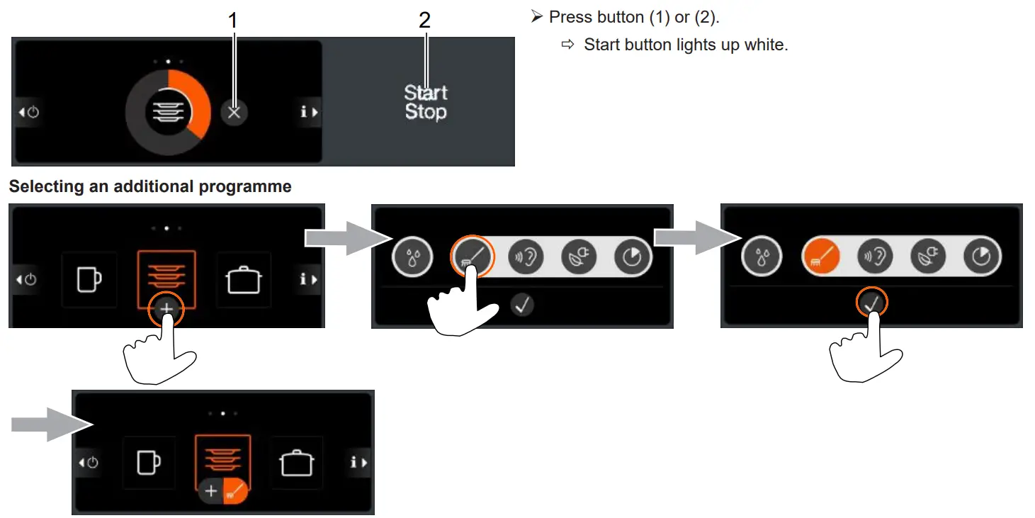 Miele PTD 901 Throughfeed Dishwasher Stainless steel - Fig 40