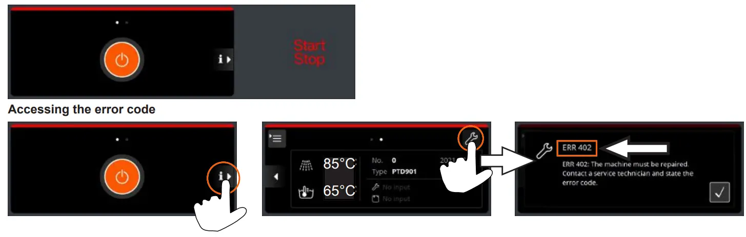 Miele PTD 901 Throughfeed Dishwasher Stainless steel - Fig 55