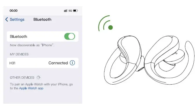 OYIB Store H31 Wireless Earbuds, Bluetooth 5.3 Headphones-3