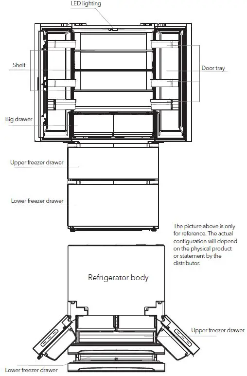 TESLA-RF5200FMA-Side-by-Side-Refrigerator-Freezer-FIG-4