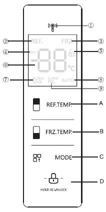 TESLA-RF5200FMA-Side-by-Side-Refrigerator-Freezer-FIG-5