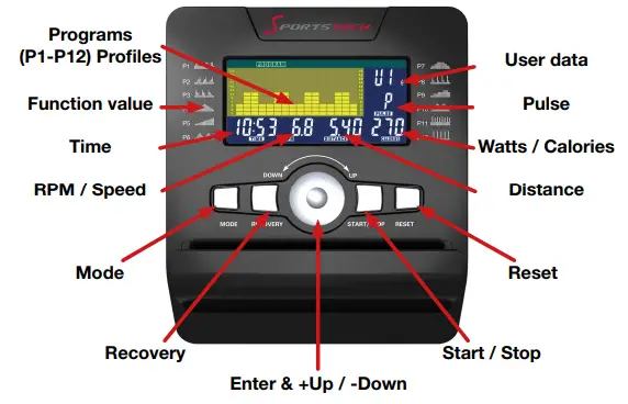 SPORTSTECH- ES600-Professional-Recumbent-Bike-fig-11