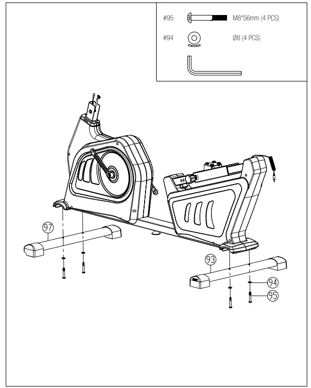SPORTSTECH- ES600-Professional-Recumbent-Bike-fig-4