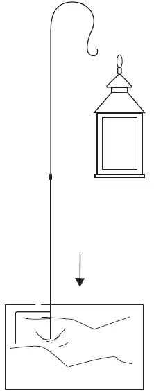 GE 82055LO 3-Marker White Candle Christmas Pathway Marker 04