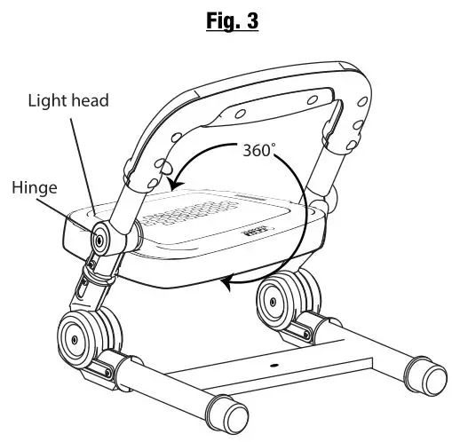 FEIT WORK2000XLPLUGFOLD Foldable Work Light - Figure 3