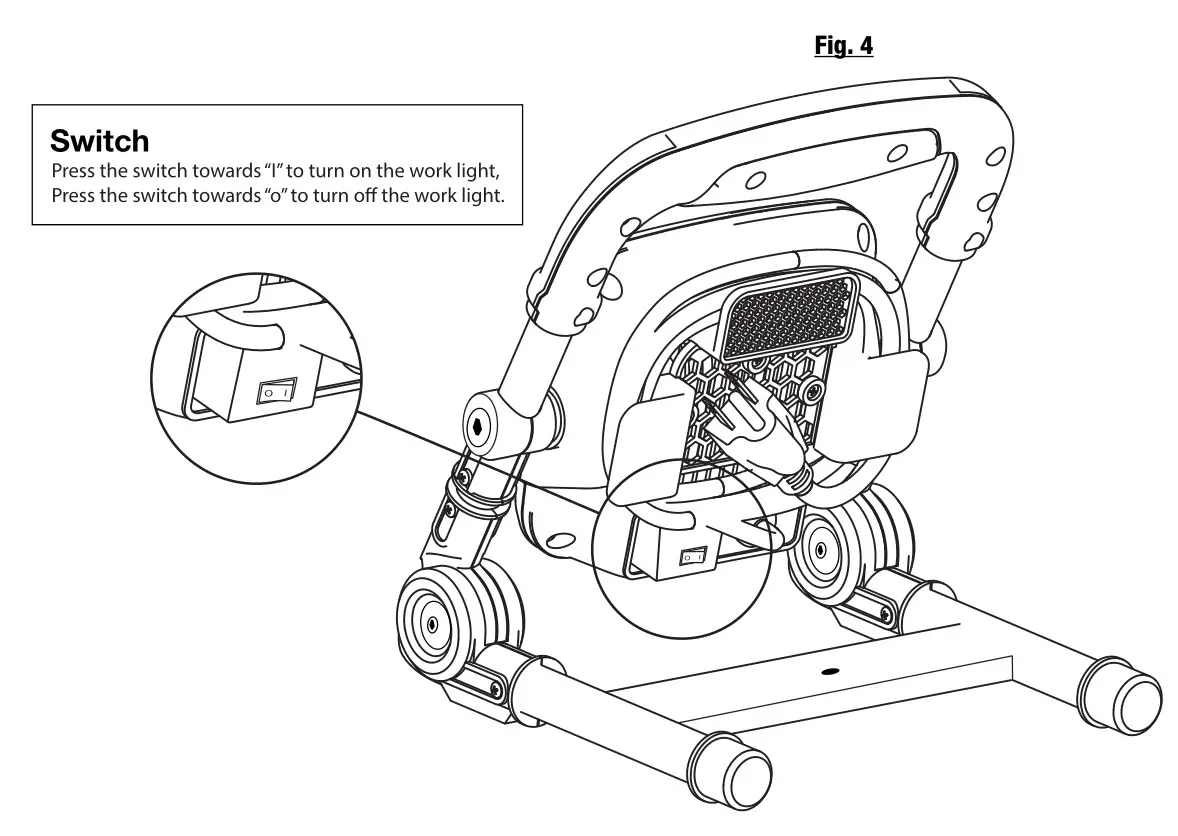 FEIT WORK2000XLPLUGFOLD Foldable Work Light - Figure 4