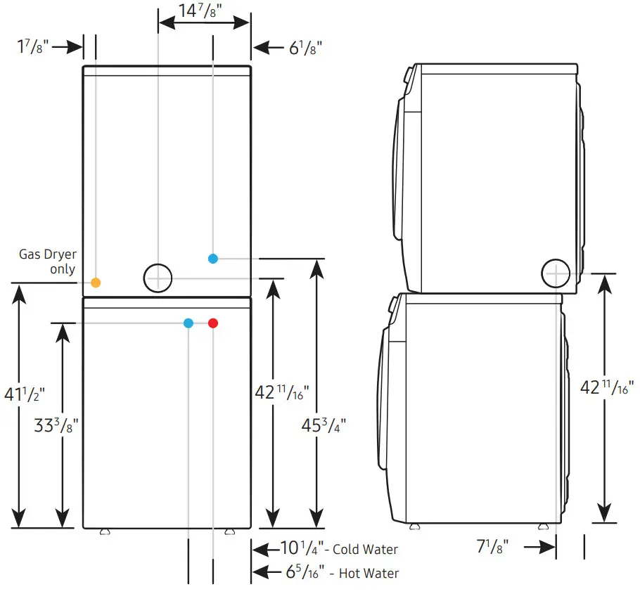 SAMSUNG DVG50BG8300 Smart Gas Dryer with Steam Sanitize Plus and Sensor Dry - fig4